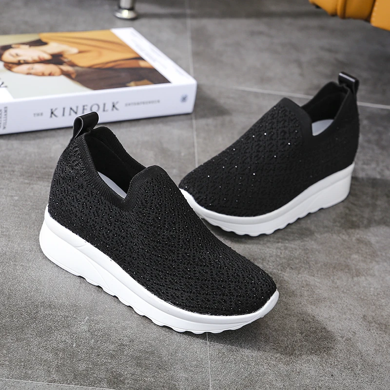 Women flats loafer 2021 new slip-on knit sock shoes woman sneakers comfortable breathable mesh women sneakers
Women flats loafer 2021 new slip-on knit sock shoes woman sneakers comfortable breathable mesh women sneakers