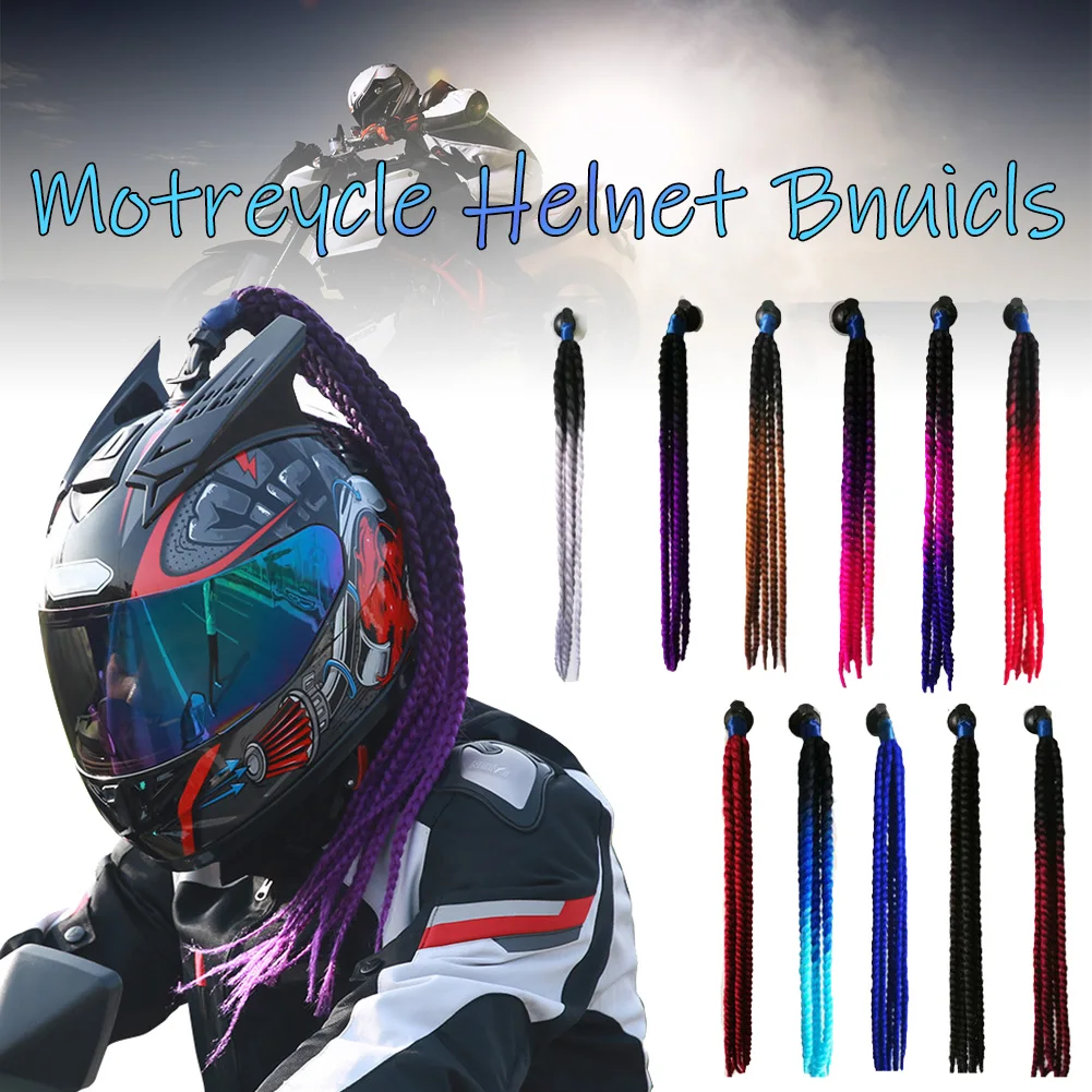 60cm Motorcycle Helmet Dreadlocks Women Helmet Dreadlocks Ponytail Braid for Motocross Bicycle Helmet Punk Hair Decoration
60cm Motorcycle Helmet Dreadlocks Women Helmet Dreadlocks Ponytail Braid for Motocross Bicycle Helmet Punk Hair Decoration