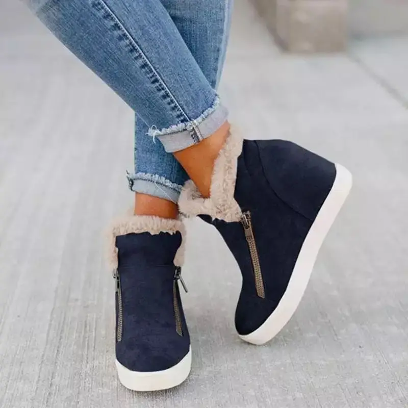 Women Boots Winter Ankle Boots For Women Winter Shoes Female Snow Boots Botas Mujer Warm Plush Shoes Woman Plus Size 43 
Women Boots Winter Ankle Boots For Women Winter Shoes Female Snow Boots Botas Mujer Warm Plush Shoes Woman Plus Size 43