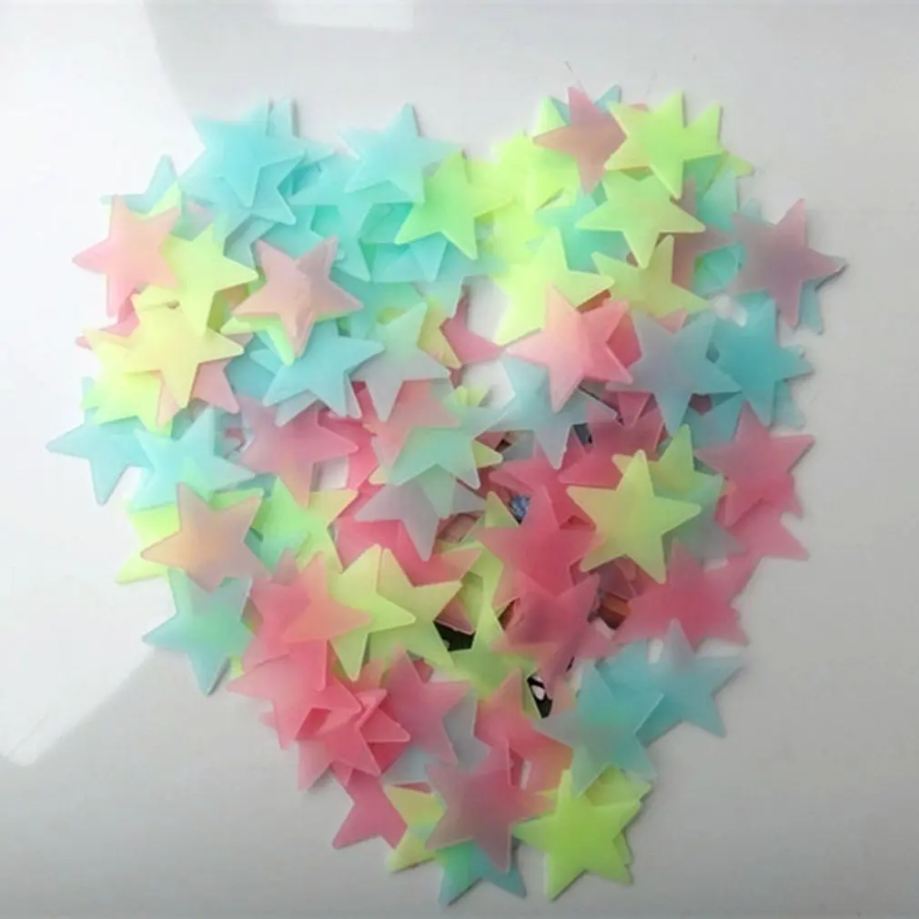 Wall Sticker 100pcs 3CM 3D Luminous Star Fluorescent Kids Bedroom Ceiling Home Dark Star Wall Stickers Festivel Decor 
Wall Sticker 100pcs 3CM 3D Luminous Star Fluorescent Kids Bedroom Ceiling Home Dark Star Wall Stickers Festivel Decor