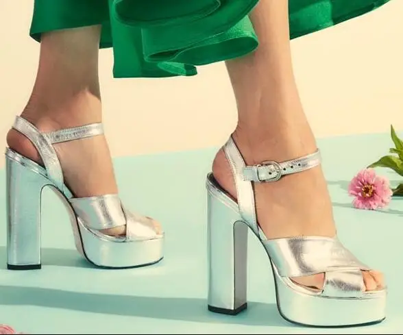 Women Platform Chuncky Heel Ankle Buckle Strap Sandals Open Toe Cross Thick Band Shoes
Women Platform Chuncky Heel Ankle Buckle Strap Sandals Open Toe Cross Thick Band Shoes