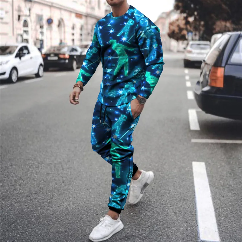 Men's casual long-sleeved 3D printing round neck T-shirt sweatshirt fashion street pattern full-body print men's trend suit
Men's casual long-sleeved 3D printing round neck T-shirt sweatshirt fashion street pattern full-body print men's trend suit