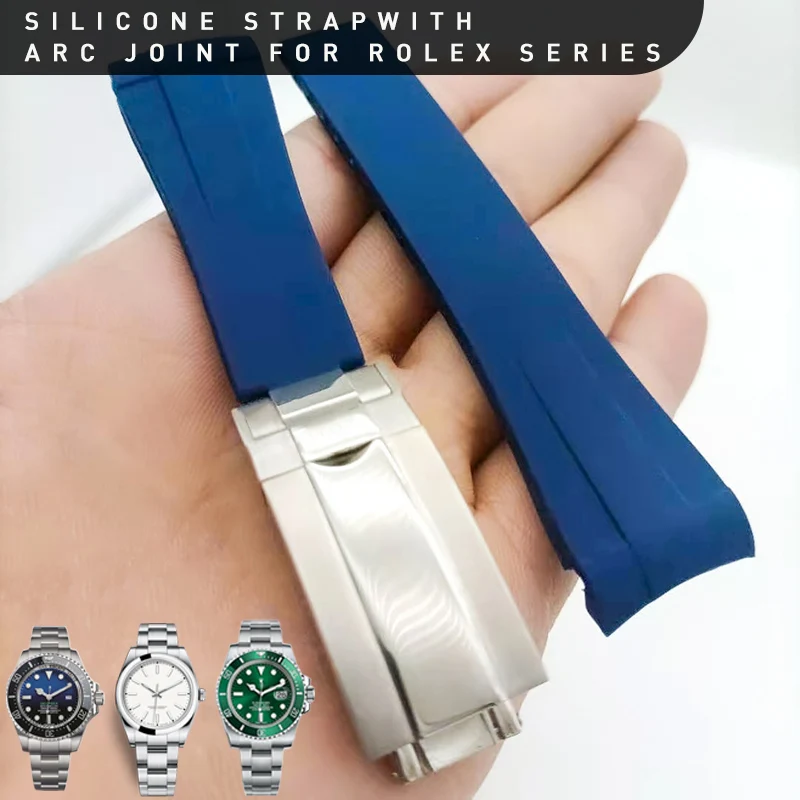 Silicone Watchbands Fit For Rolex DAYTONA Oyster SUBMARINER GMT Watch Accessories Watch Bracelet Rubber Watch Strap Watch Band
Silicone Watchbands Fit For Rolex DAYTONA Oyster SUBMARINER GMT Watch Accessories Watch Bracelet Rubber Watch Strap Watch Band