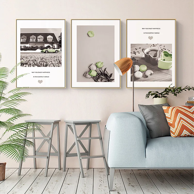 Nordic Decoration Poster Manor Car Rose Wall Art Canvas Painting Green Coffee Cup Print Wall Picture for Living Room Bedroom
Nordic Decoration Poster Manor Car Rose Wall Art Canvas Painting Green Coffee Cup Print Wall Picture for Living Room Bedroom
