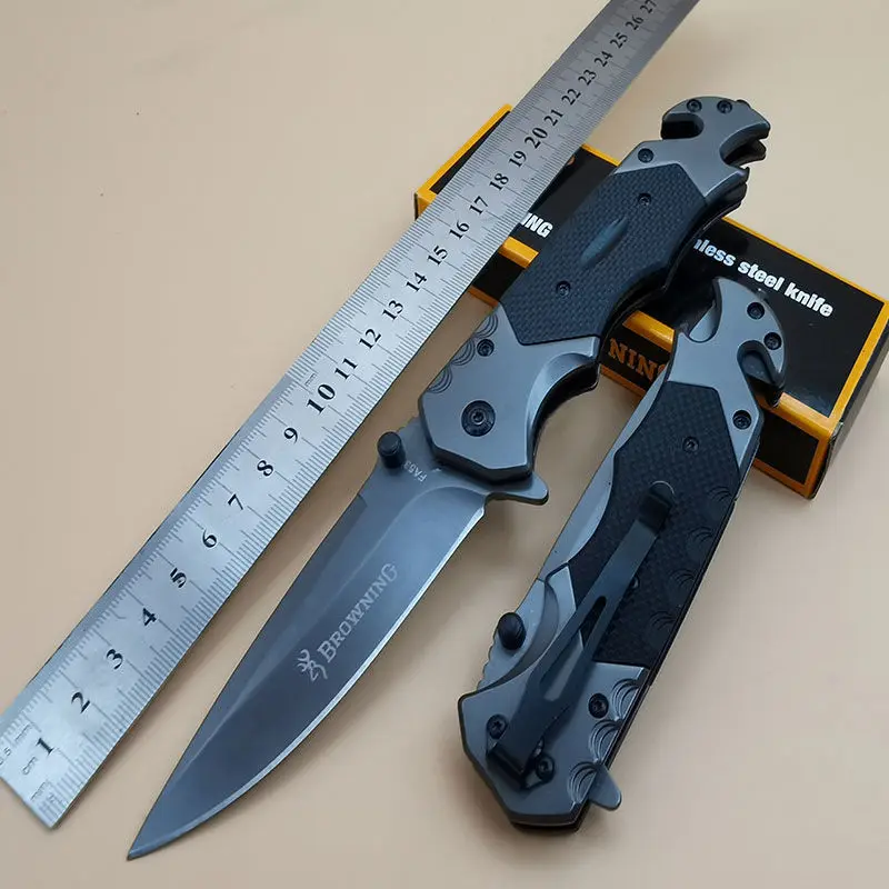 Multifunctional Tool Outdoor Survival Folding Knife Mini Hunting Knife Military Tactical Knife Survival EDC Tool Emergency Knife
Multifunctional Tool Outdoor Survival Folding Knife Mini Hunting Knife Military Tactical Knife Survival EDC Tool Emergency Knife