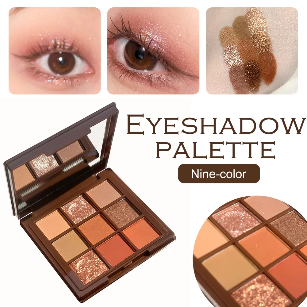 9 Colors Eyeshadow Powder Palette Matte Shimmer Eye Shadow Makeup Palette Waterproof Cosmetics Nude Basic
9 Colors Eyeshadow Powder Palette Matte Shimmer Eye Shadow Makeup Palette Waterproof Cosmetics Nude Basic
