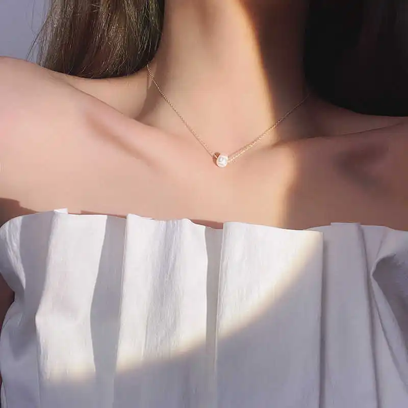Berserk Jewelry Gift Top Quality Korean Fashion Pearl Cool Fashion Clavicle Chain Female Torque Wedding Necklace for Girls 
Berserk Jewelry Gift Top Quality Korean Fashion Pearl Cool Fashion Clavicle Chain Female Torque Wedding Necklace for Girls
