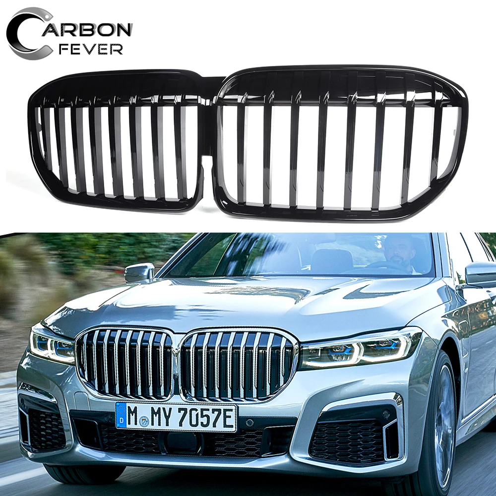 Black ABS 2-Slat HiPerformance Front Kidney Grille Radiator Bumper Grill For BMW 7 Series 2019 - 2021 G11 G12
Black ABS 2-Slat HiPerformance Front Kidney Grille Radiator Bumper Grill For BMW 7 Series 2019 - 2021 G11 G12