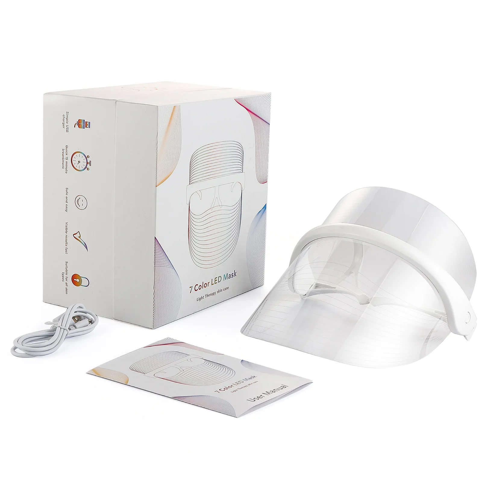 7 Colors LED Light Therapy Face Mask Photon Instrument Anti-aging Anti Acne Wrinkle Removal Skin Tighten Beatuy SPA Treatment
7 Colors LED Light Therapy Face Mask Photon Instrument Anti-aging Anti Acne Wrinkle Removal Skin Tighten Beatuy SPA Treatment