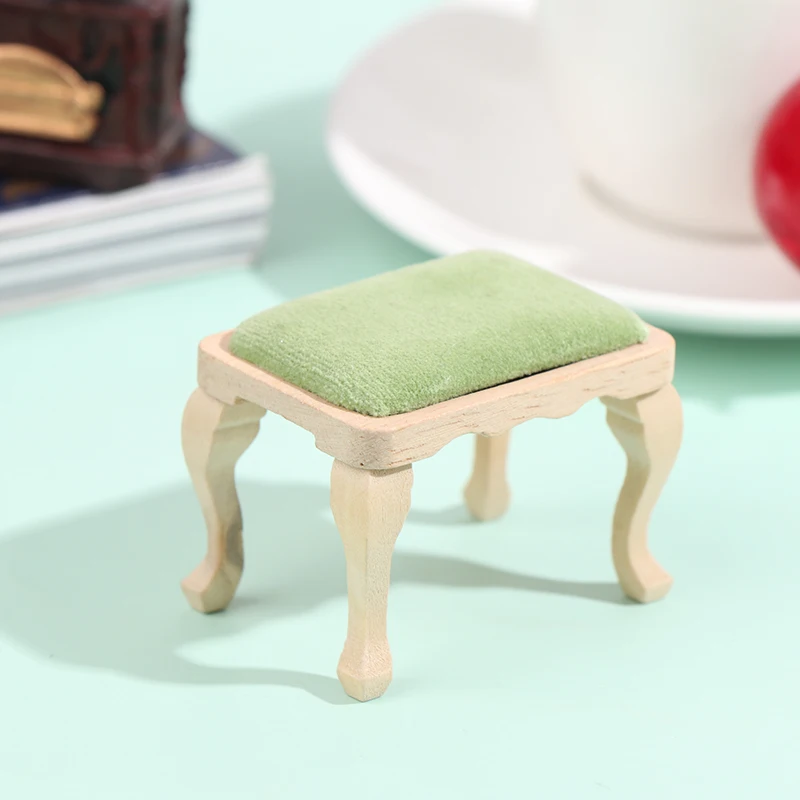 1/12 Dollhouse Mini Wooden Stool Simulation Chair Furniture Model Toys for Doll House Decoration Miniature Accessories
1/12 Dollhouse Mini Wooden Stool Simulation Chair Furniture Model Toys for Doll House Decoration Miniature Accessories