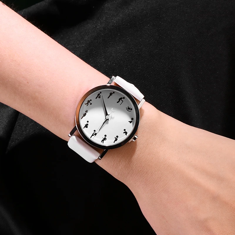 Men Women Watch Quartz Watches Men Simple Fashion Wristwatch Clock 2019 Imaginative Flattened Character Dial Design PAIDU Brand
Men Women Watch Quartz Watches Men Simple Fashion Wristwatch Clock 2019 Imaginative Flattened Character Dial Design PAIDU Brand
