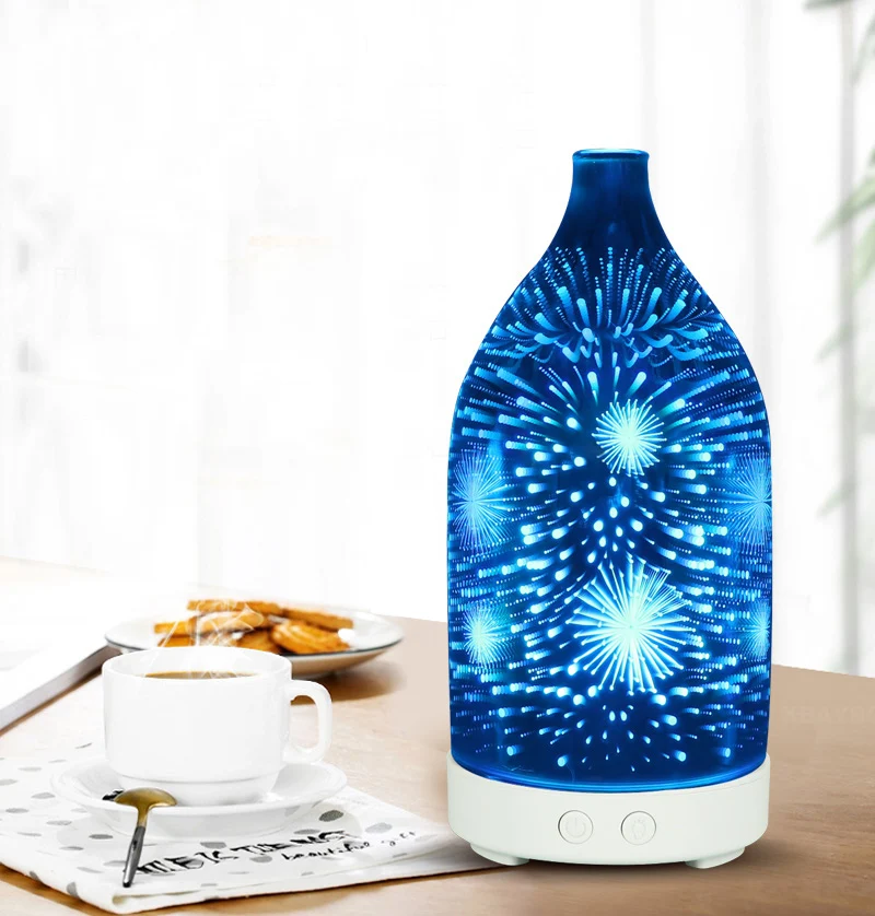 100ml 3D Firework Shape Essential Oil Aromatherapy Diffuser Ultrasonic Humidifier 7 Color LED Lights Christmas Gift for Family
100ml 3D Firework Shape Essential Oil Aromatherapy Diffuser Ultrasonic Humidifier 7 Color LED Lights Christmas Gift for Family