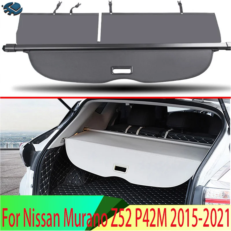 Для Nissan Murano Z52 P42M 2015-2021 алюминиевая + холщовая задняя крышка для груза защитный экран защитный затеняющий аксессуары
Для Nissan Murano Z52 P42M 2015-2021 алюминиевая + холщовая задняя крышка для груза защитный экран защитный затеняющий аксессуары