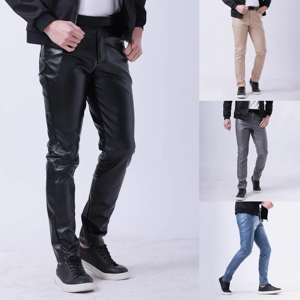 Button Stylish Punk Style Tight Pencil Pants Long Slim Trousers Pockets for Daily Wear
Button Stylish Punk Style Tight Pencil Pants Long Slim Trousers Pockets for Daily Wear