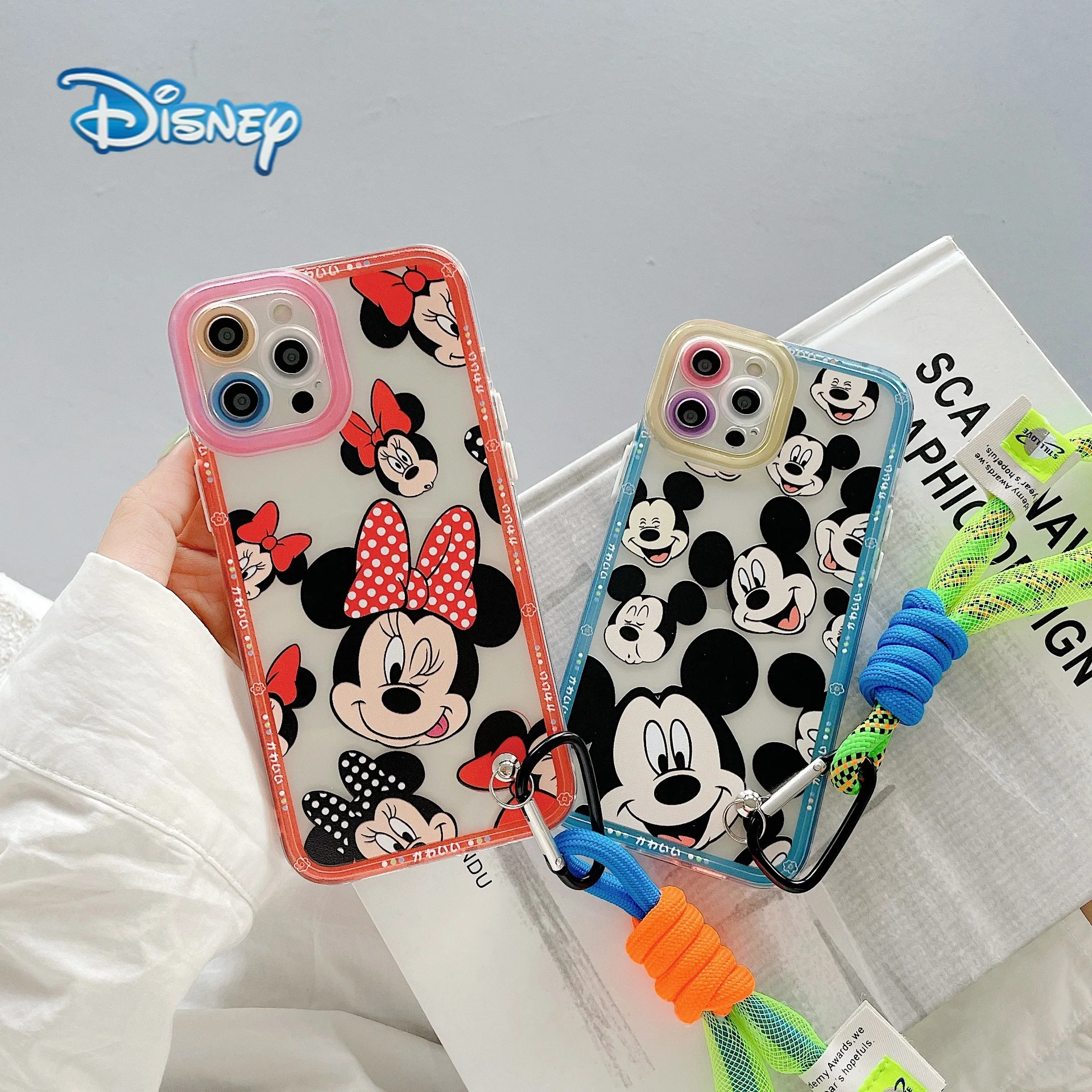 Disney Minnie Mickey Cartoon Phone Case for iPhone 13 12 11 Pro Max X XR 7 8 Plus SE Anti-Fall Cellphone Protective Covers
Disney Minnie Mickey Cartoon Phone Case for iPhone 13 12 11 Pro Max X XR 7 8 Plus SE Anti-Fall Cellphone Protective Covers