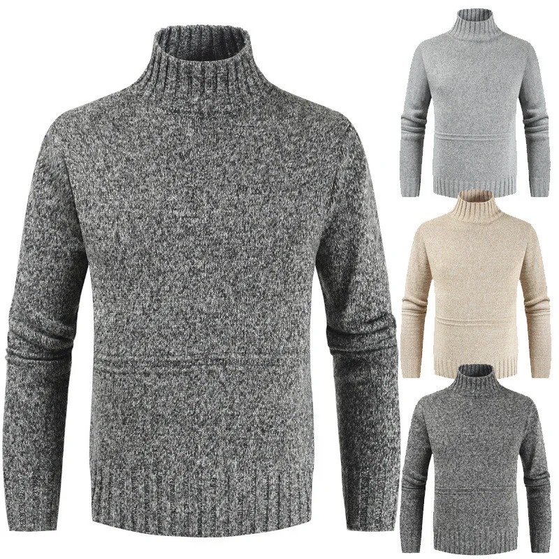 Autumn Winter High Collar Boy Oversized Sweater Gray Turtelneck Knitted Sweater Casual Long Sleeve Pullover Men Xxxl Knitwear
Autumn Winter High Collar Boy Oversized Sweater Gray Turtelneck Knitted Sweater Casual Long Sleeve Pullover Men Xxxl Knitwear