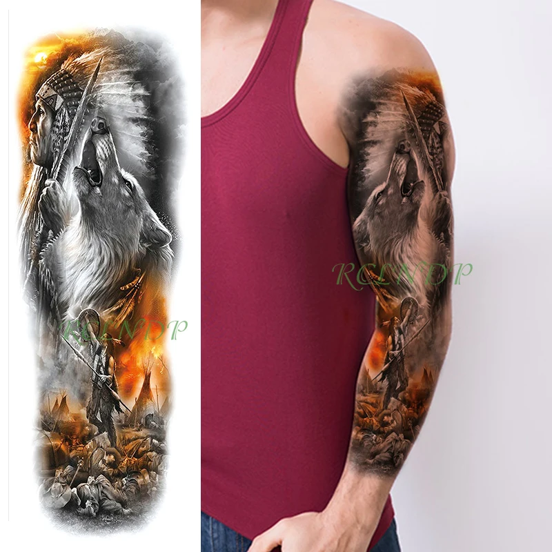 Waterproof Temporary Tattoo Sticker Wolverine,Indian Tribal War,creative personality fake tatto flash tatoo for men women
Waterproof Temporary Tattoo Sticker Wolverine,Indian Tribal War,creative personality fake tatto flash tatoo for men women