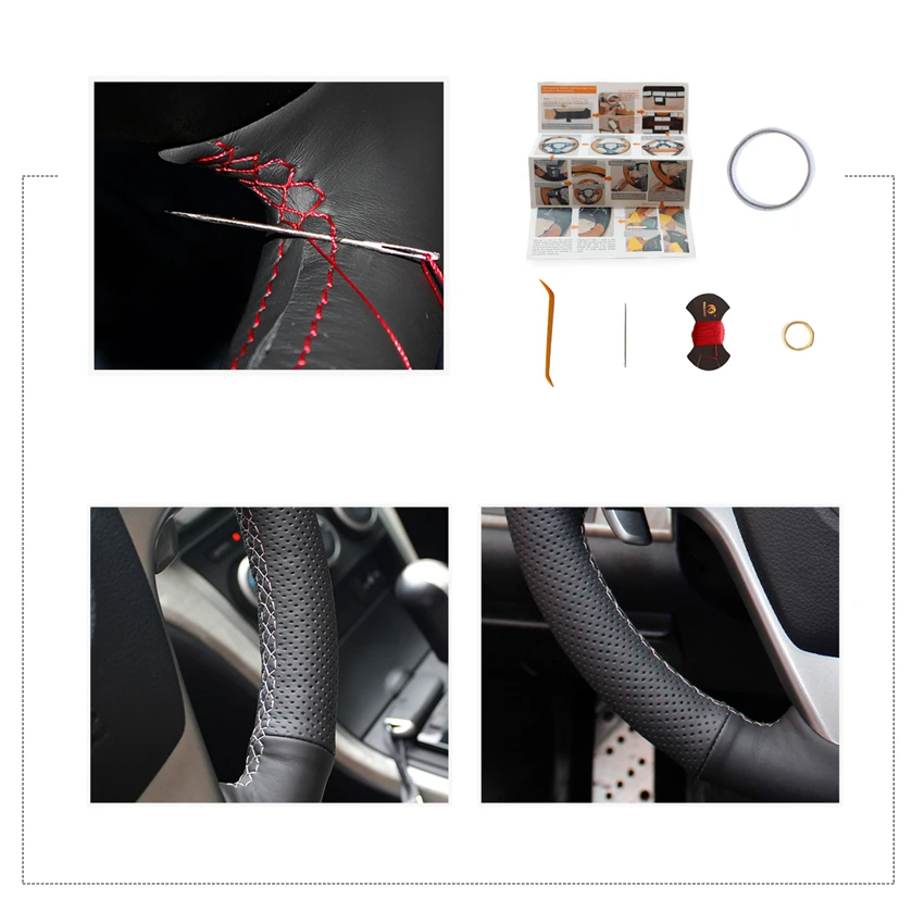 MEWANT Anti-Slip Hand Sew Wrap Black Artificial Leather Steering Wheel Cover for Mazda 6 (GH) 2009 2007 2008 2009 2010 2011-2012
MEWANT Anti-Slip Hand Sew Wrap Black Artificial Leather Steering Wheel Cover for Mazda 6 (GH) 2009 2007 2008 2009 2010 2011-2012