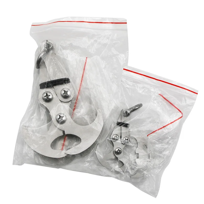 Stainless Steel Survival Folding Grappling Hook Multifunctional Outdoor Climbing Claw Carabiner Travel Rescue Tool Climbing Tool
Stainless Steel Survival Folding Grappling Hook Multifunctional Outdoor Climbing Claw Carabiner Travel Rescue Tool Climbing Tool