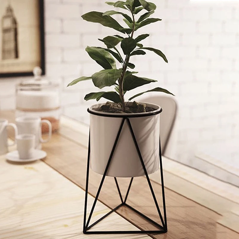 Geometric Metal Flower Pot Stand Durable Indoor Garden Plant Holder Display Planter Iron Flower Stand Gardening Supplies
Geometric Metal Flower Pot Stand Durable Indoor Garden Plant Holder Display Planter Iron Flower Stand Gardening Supplies