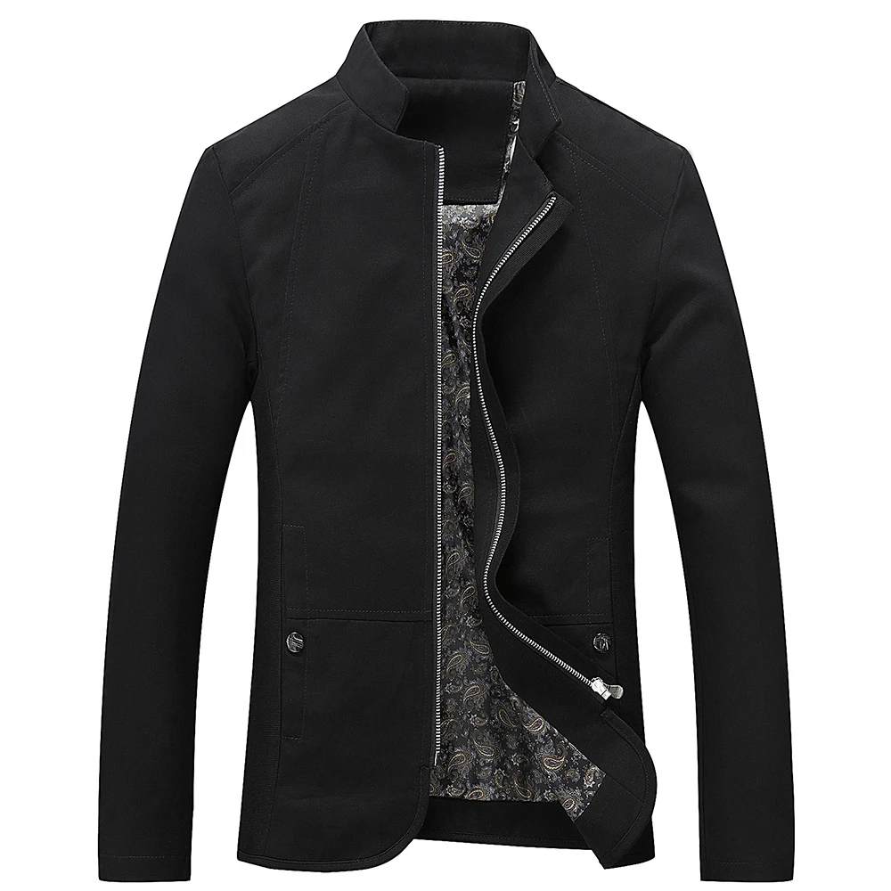 Blazer Jacket Men Spring Autumn Men Business Coat Work Coat Stand Collar Zipper Jacket Men Outwear Lightweight Coat 2021 Cotton
Blazer Jacket Men Spring Autumn Men Business Coat Work Coat Stand Collar Zipper Jacket Men Outwear Lightweight Coat 2021 Cotton