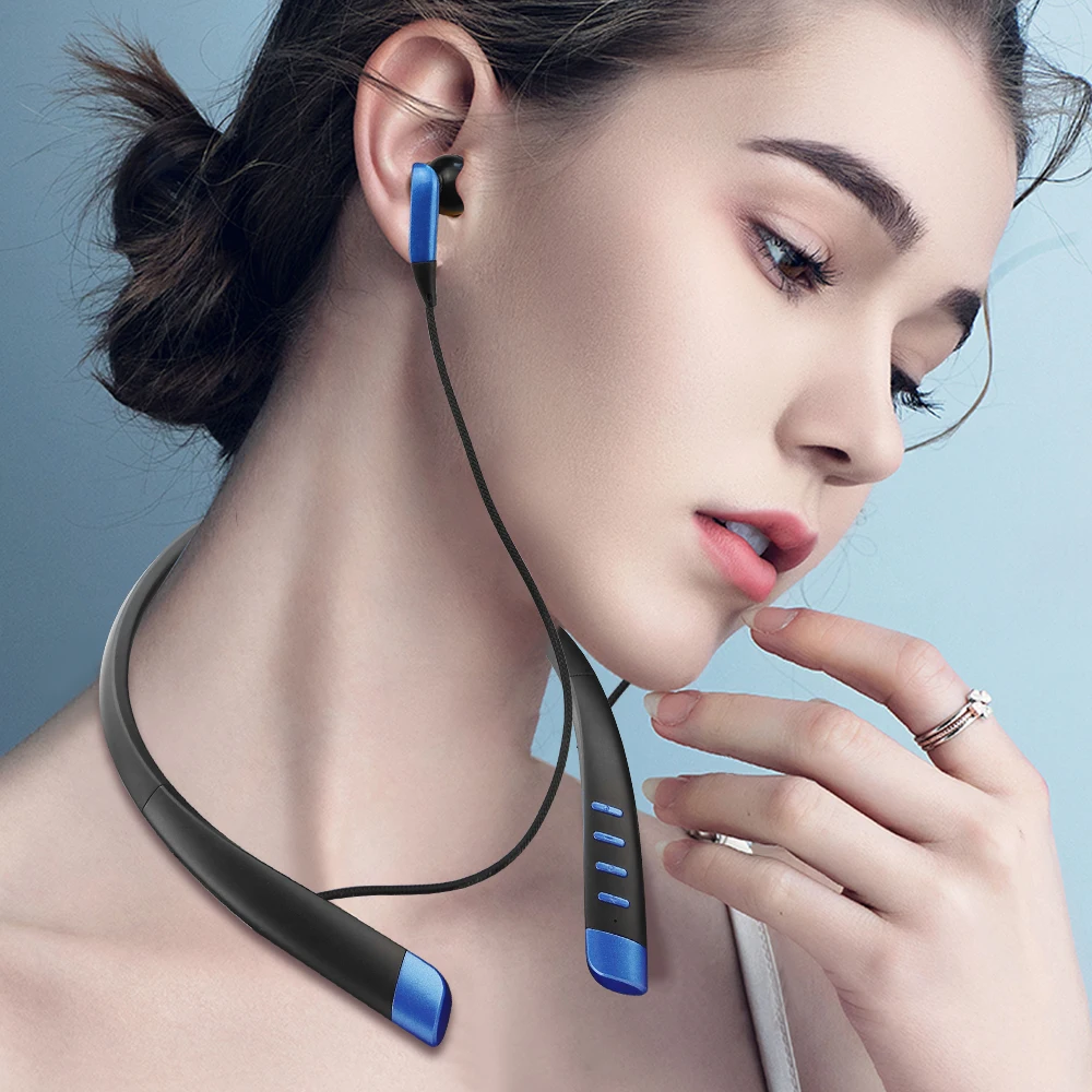 New Wireless Bluetooth 5.0 Earphones Stereo Sports Running Waterproof Neck-mounted Headset With TF Card Music Playback 
New Wireless Bluetooth 5.0 Earphones Stereo Sports Running Waterproof Neck-mounted Headset With TF Card Music Playback