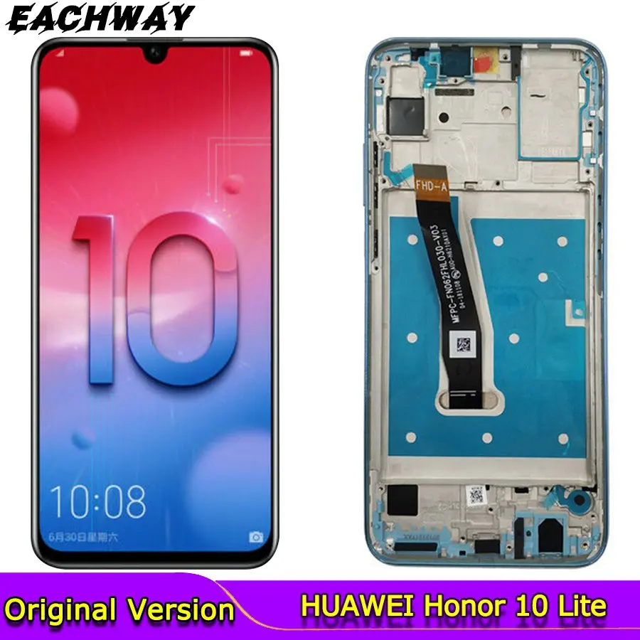 ЖК-дисплей 6,21 дюйма для Huawei Honor 10 Lite, сенсорный экран, запасные части для Honor 10i, искусственная кожа, ЖК-дисплей
ЖК-дисплей 6,21 дюйма для Huawei Honor 10 Lite, сенсорный экран, запасные части для Honor 10i, искусственная кожа, ЖК-дисплей