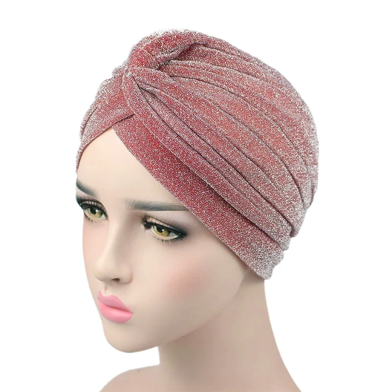 Women Glitter Turban Polyester Sparkly Turban Headband Hat Breathable Headwear Hair Accessories Shiny Muslim Turban
Women Glitter Turban Polyester Sparkly Turban Headband Hat Breathable Headwear Hair Accessories Shiny Muslim Turban