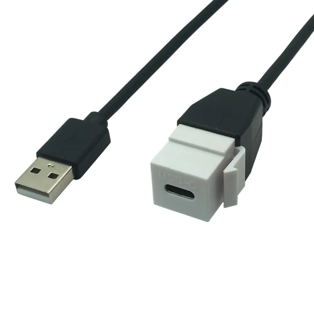 Розетка-переходник с USB 2 0 на 3 1 Type C | Электроника
