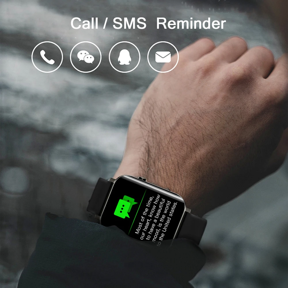SENBONO Life2 1.69'' IPS Screen Smartwatch Men Waterproof Heart Rate Sleep Monitior Smart Watch support Clock Fitness Tracker
SENBONO Life2 1.69'' IPS Screen Smartwatch Men Waterproof Heart Rate Sleep Monitior Smart Watch support Clock Fitness Tracker