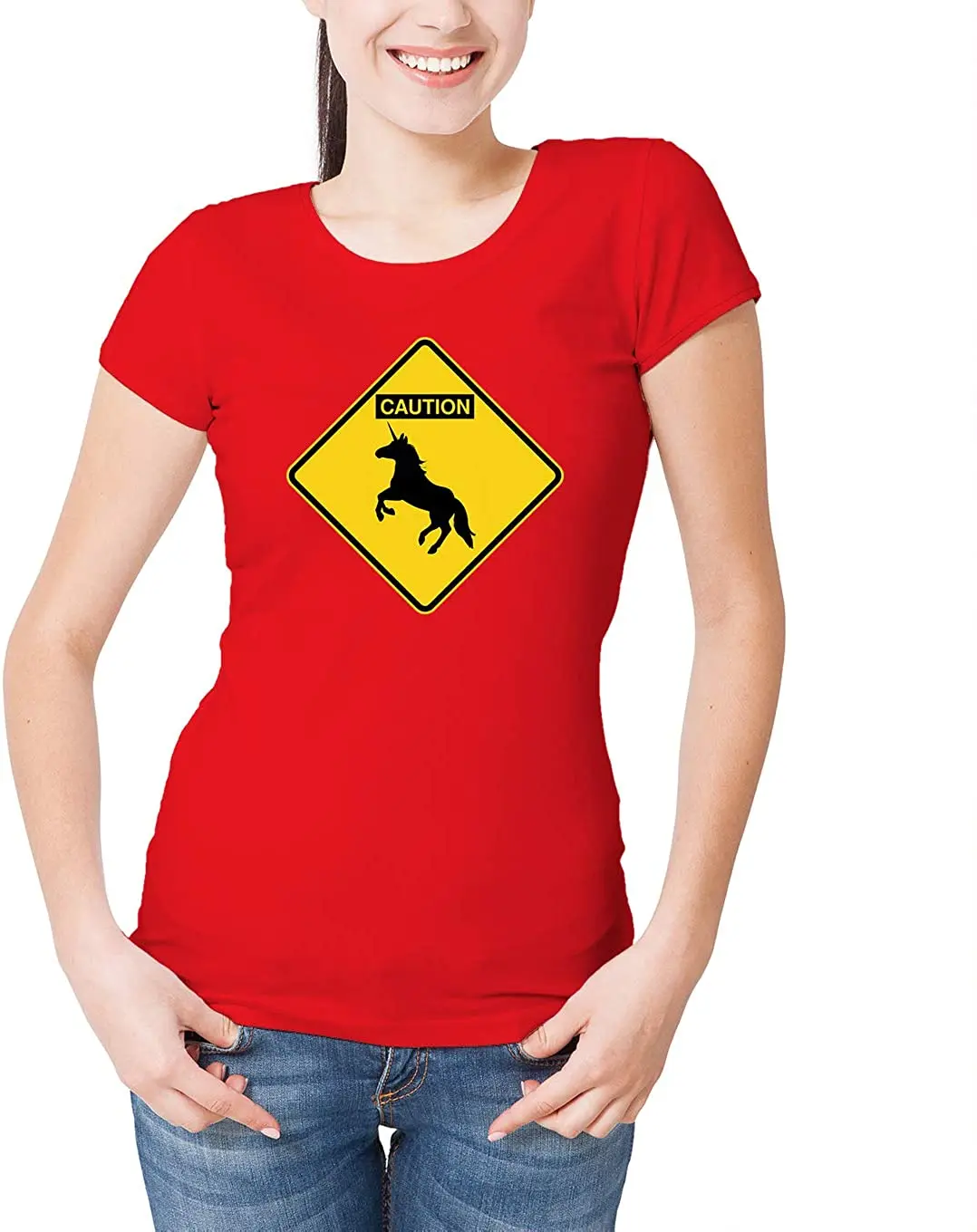 Caution Unicorns Womens T-Shirt New Arrivals Summer Cool Women's Tee 2020 Breathable All Cotton Short Sleeve T Shirt
Caution Unicorns Womens T-Shirt New Arrivals Summer Cool Women's Tee 2020 Breathable All Cotton Short Sleeve T Shirt