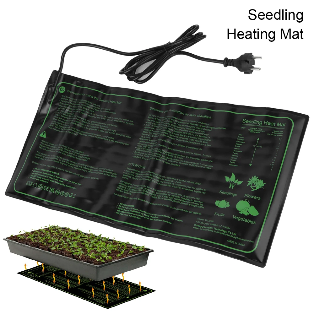 220V EU Plug Waterproof Garden Supplies Plant Seed Germination Propagation Clone Starter Pad 50x25cm Seedling Heating Mat
220V EU Plug Waterproof Garden Supplies Plant Seed Germination Propagation Clone Starter Pad 50x25cm Seedling Heating Mat