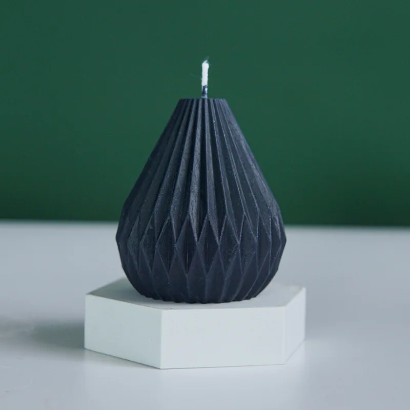 New Geometric Lines Pear Shape Candle Mould Stripe Tapered Silicone Mold DIY Wax Irregular Creative Candles Candle Mould
New Geometric Lines Pear Shape Candle Mould Stripe Tapered Silicone Mold DIY Wax Irregular Creative Candles Candle Mould