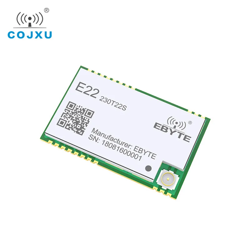 5pcs/lot SX1262 230Mhz TCXO UART Wireless Module E22-230T22S Transceiver 230Mhz IoT SMD IPEX Interface
5pcs/lot SX1262 230Mhz TCXO UART Wireless Module E22-230T22S Transceiver 230Mhz IoT SMD IPEX Interface