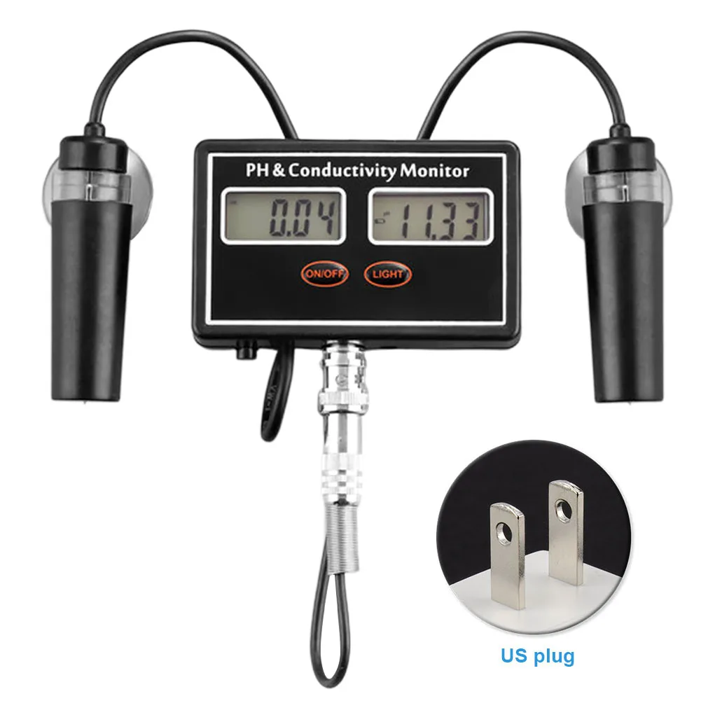 Home Pond PH EC For Aquarium Easy Read Conductivity Monitor Water Quality Tester Digital Display LCD Screen With Backlight
Home Pond PH EC For Aquarium Easy Read Conductivity Monitor Water Quality Tester Digital Display LCD Screen With Backlight