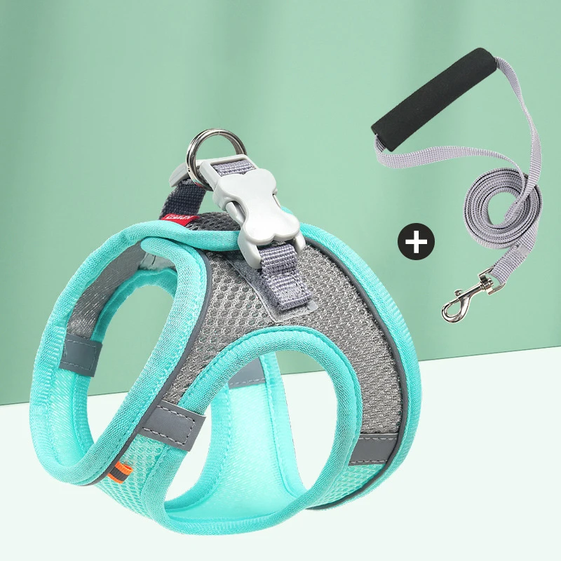 Reflective Dag Harness Leash Set for Walking Adjustable Pet Vest Breathable Puppy Harness with Traction Rope for Small Dogs Cats
Reflective Dag Harness Leash Set for Walking Adjustable Pet Vest Breathable Puppy Harness with Traction Rope for Small Dogs Cats