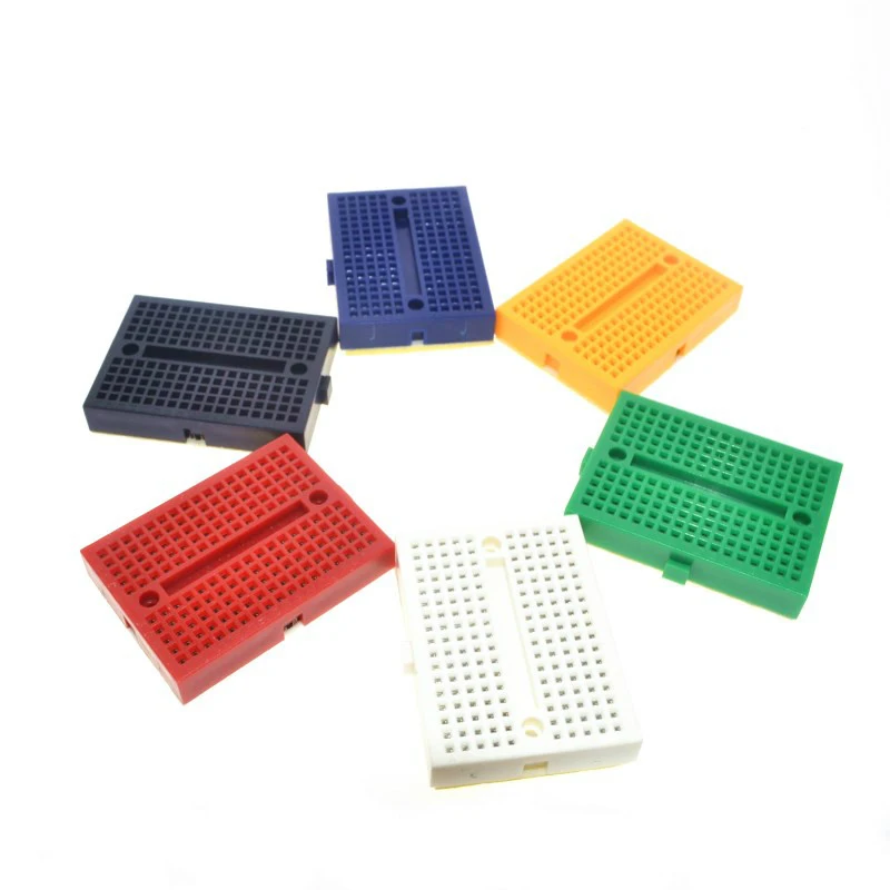 SYB-170 Mini Breadboard Solderless Prototype Experiment Test Breadboard 170 Tie-points 35*47*8.5mm for arduino diy electronic
SYB-170 Mini Breadboard Solderless Prototype Experiment Test Breadboard 170 Tie-points 35*47*8.5mm for arduino diy electronic