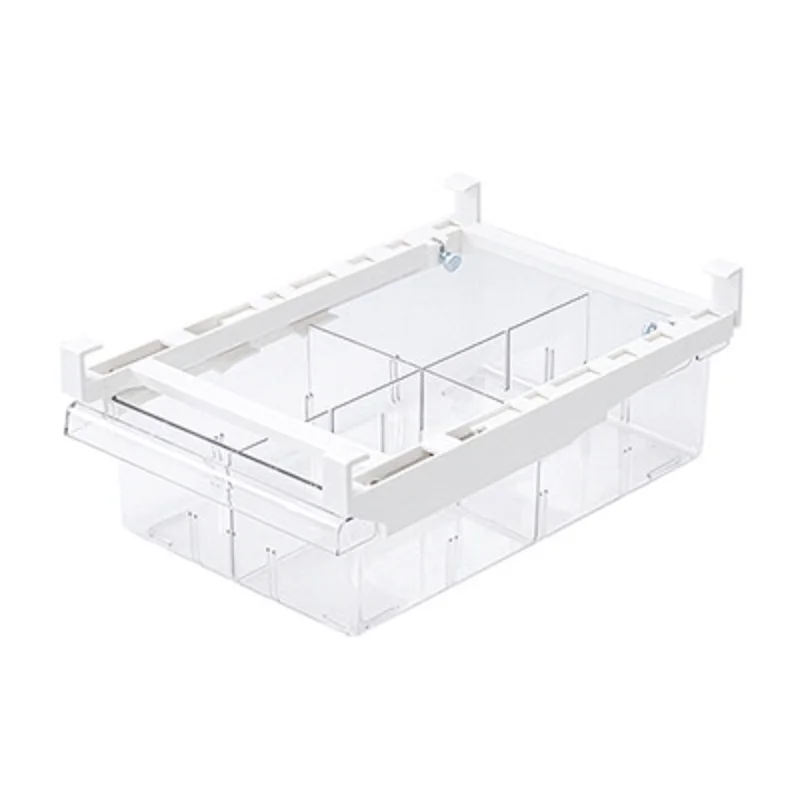 Transparent Adjustable Plastic Refrigerator Organizer with Drawer Organizers Storage Containers for Eggs Fruit Vegetable
Transparent Adjustable Plastic Refrigerator Organizer with Drawer Organizers Storage Containers for Eggs Fruit Vegetable