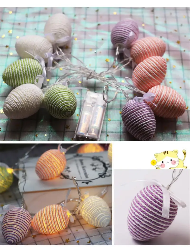 LED Light String Easter Egg Battery Light String Holiday Decoration Lantern Fairy Lights Star Lights Light Post Room Decoration
LED Light String Easter Egg Battery Light String Holiday Decoration Lantern Fairy Lights Star Lights Light Post Room Decoration