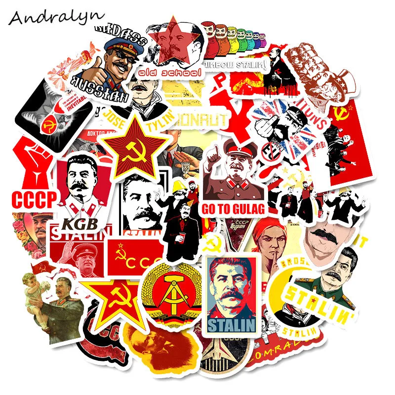 10/50 шт в наборе не повторить Сталину орден наклейки на холодильник лыжный