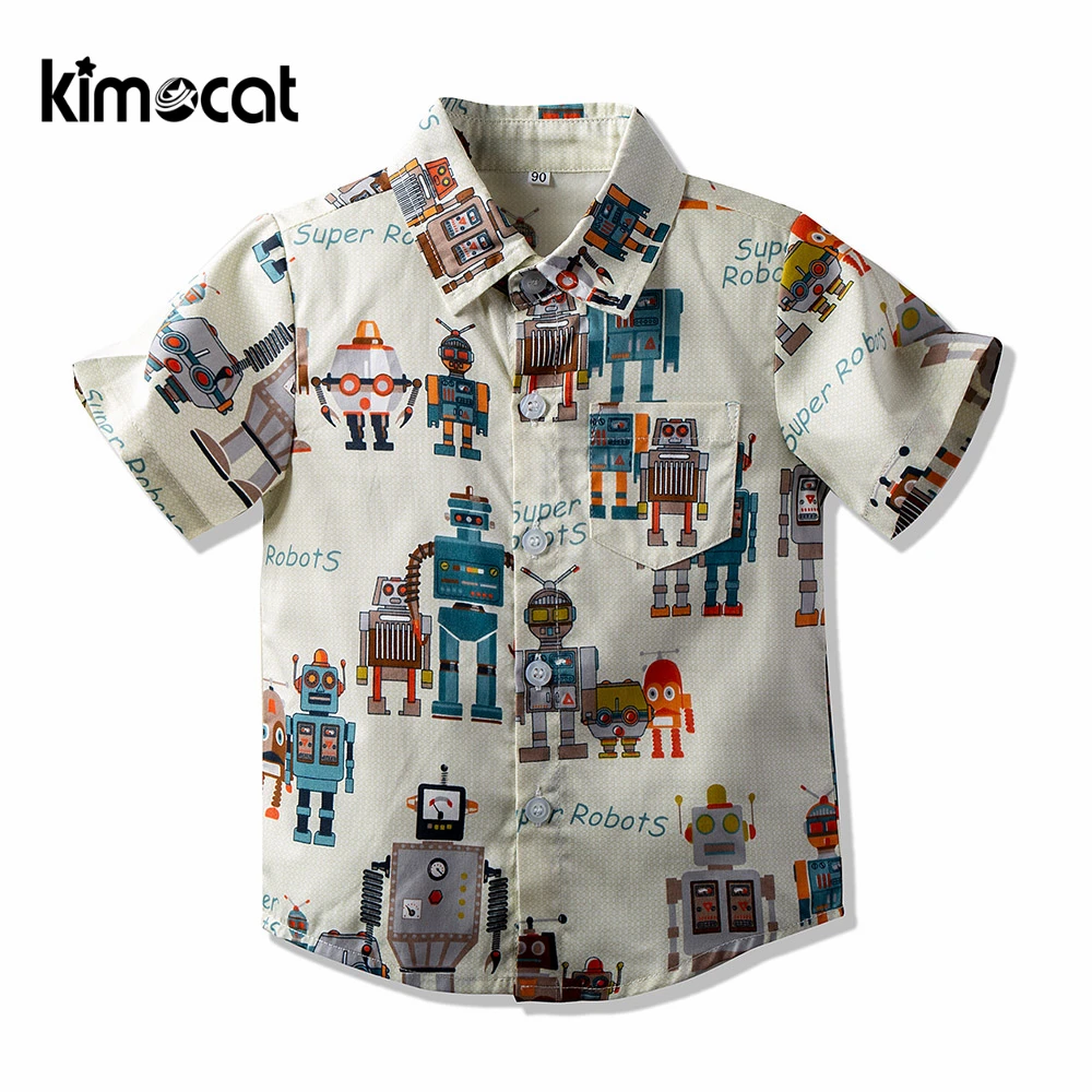 Летняя рубашка Kimocat, кардиган, Пляжная хлопковая рубашка с мультяшным принтом для маленьких мальчиков, Повседневная рубашка для мальчиков, ...
Летняя рубашка Kimocat, кардиган, Пляжная хлопковая рубашка с мультяшным принтом для маленьких мальчиков, Повседневная рубашка для мальчиков, ...
