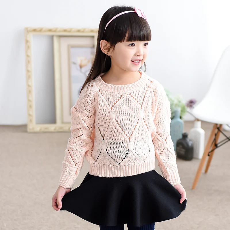 2022 Autumn Children's Clothes Girls Sweater Solid Hollowed Long Sleeves Thin Girl Knitted Sweaters For Girls Sweater Pullovers
2022 Autumn Children's Clothes Girls Sweater Solid Hollowed Long Sleeves Thin Girl Knitted Sweaters For Girls Sweater Pullovers