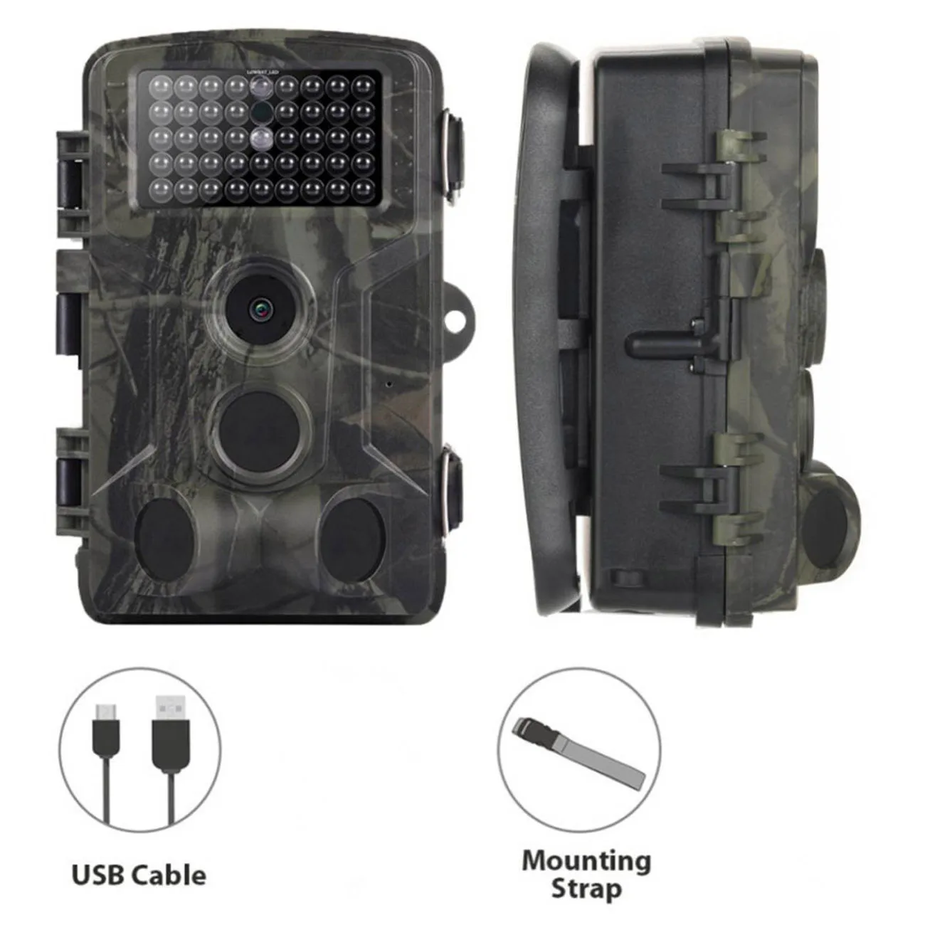 Hunting Cameras 16MP 1080P Wildlife Trail Camera Photo Trap Infrared HC802A Wildlife Wireless Camera for Surveillance Tracking
Hunting Cameras 16MP 1080P Wildlife Trail Camera Photo Trap Infrared HC802A Wildlife Wireless Camera for Surveillance Tracking