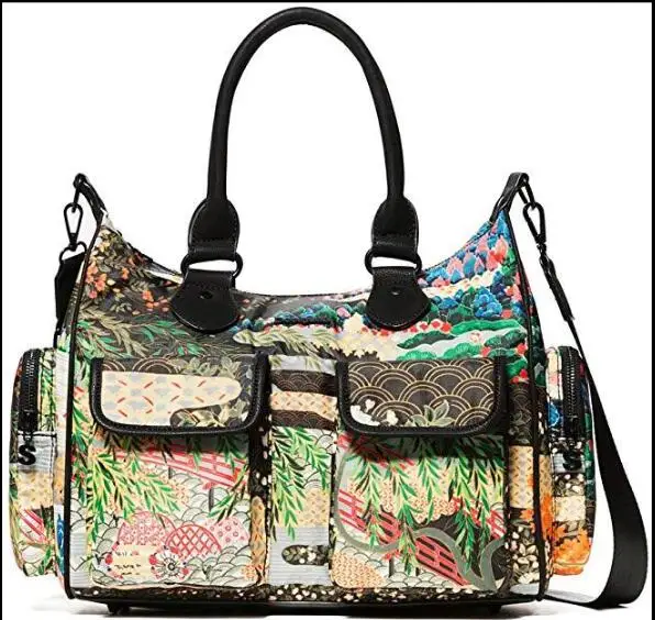 Fashion new Spanish women's large capacity portable shoulder bag printed embroidered camouflage handbag
Fashion new Spanish women's large capacity portable shoulder bag printed embroidered camouflage handbag