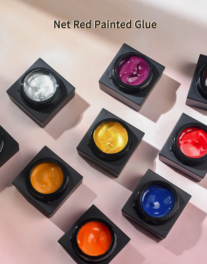 Nail Art Paint Glue Painting Carved Chain Link Flower Drawing Line Smudge Gradient Drawing Silk Glue Spider Glue 2021
Nail Art Paint Glue Painting Carved Chain Link Flower Drawing Line Smudge Gradient Drawing Silk Glue Spider Glue 2021