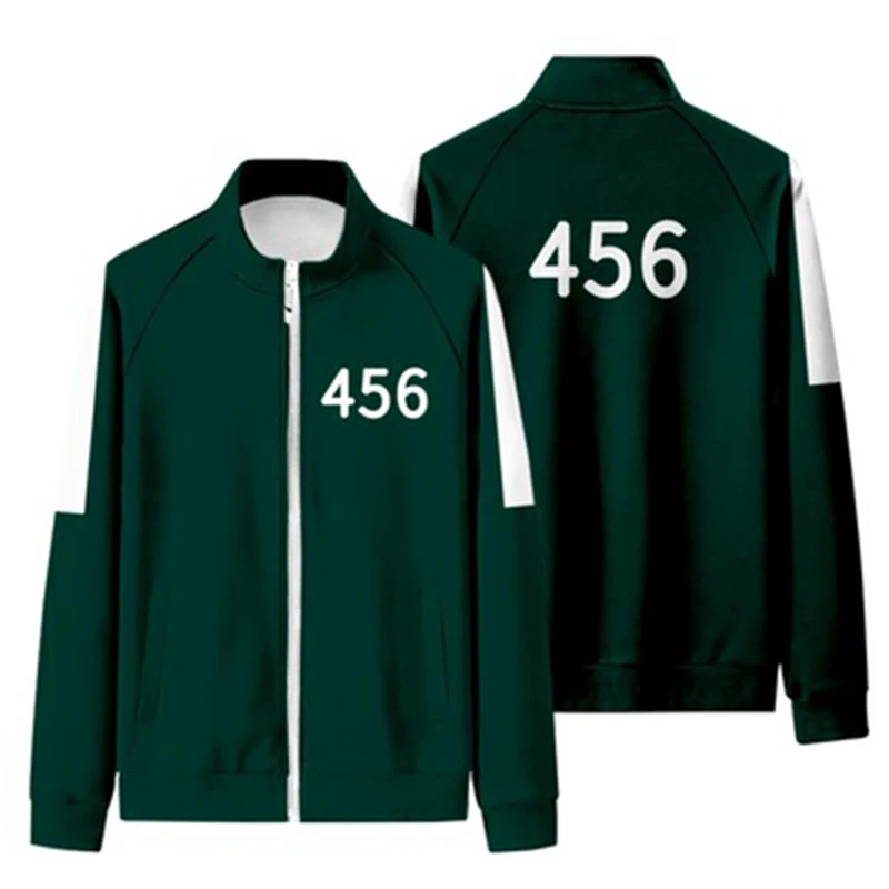 Round Six Jacket Pants Men Women Squid Game Costumes Cosplay Sports Zipper Cardigan Digital 456 Printing Pocket Sweatshirts Sets
Round Six Jacket Pants Men Women Squid Game Costumes Cosplay Sports Zipper Cardigan Digital 456 Printing Pocket Sweatshirts Sets