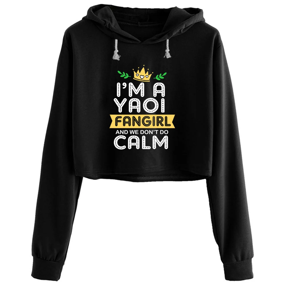 Аниме Im A Yaoi Fangirl And We Do Calm укороченные толстовки женские Харадзюку аниме эмо эстетический пуловер для девочек
Аниме Im A Yaoi Fangirl And We Do Calm укороченные толстовки женские Харадзюку аниме эмо эстетический пуловер для девочек