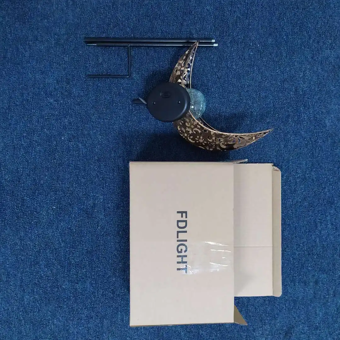 LED Garden Light Iron Solar Lamp Moon-Shaped Iron Festival Yard Lights Outdoor iron-art lamps wrought iron garden decoration
LED Garden Light Iron Solar Lamp Moon-Shaped Iron Festival Yard Lights Outdoor iron-art lamps wrought iron garden decoration