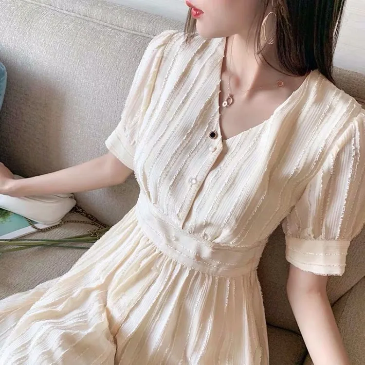 Niche Dress Women's Summer 2021 New Small, Waisted and Thin Short Temperament Dress
Niche Dress Women's Summer 2021 New Small, Waisted and Thin Short Temperament Dress