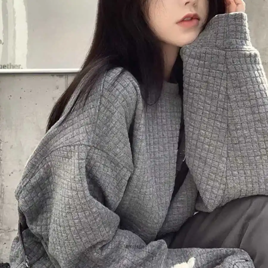 Size 6XL 150KG Autumn Women Long Sleeve T Shirts O Neck Gray T shirt Large Female Tops Plus Size Tshirts For Women Casual Tops
Size 6XL 150KG Autumn Women Long Sleeve T Shirts O Neck Gray T shirt Large Female Tops Plus Size Tshirts For Women Casual Tops